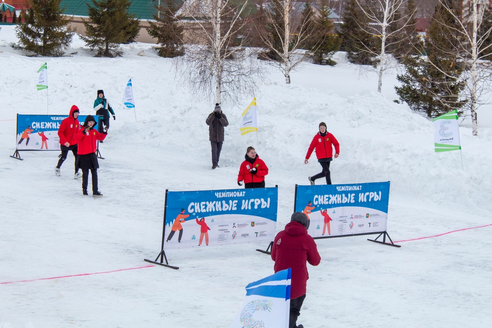 В Заинске прошел Чeмпионат по снежным играм