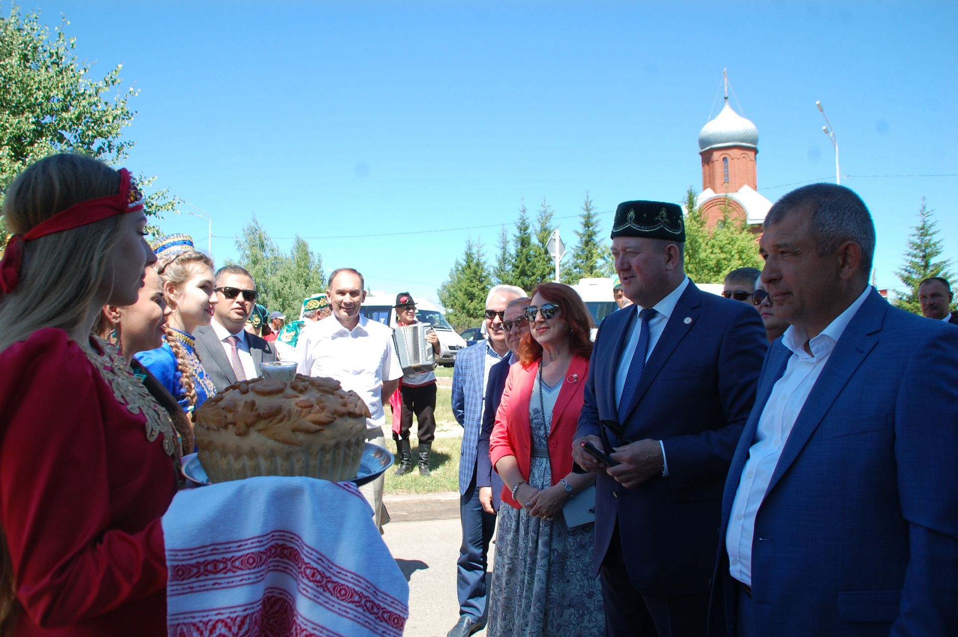На заинский Сабантуй  приехали гости со всего Татарстана