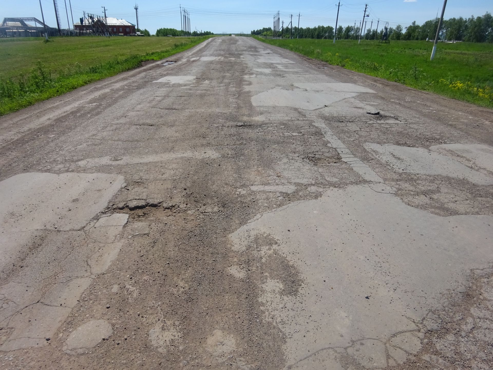 Опасная дорога в Тюгеевку