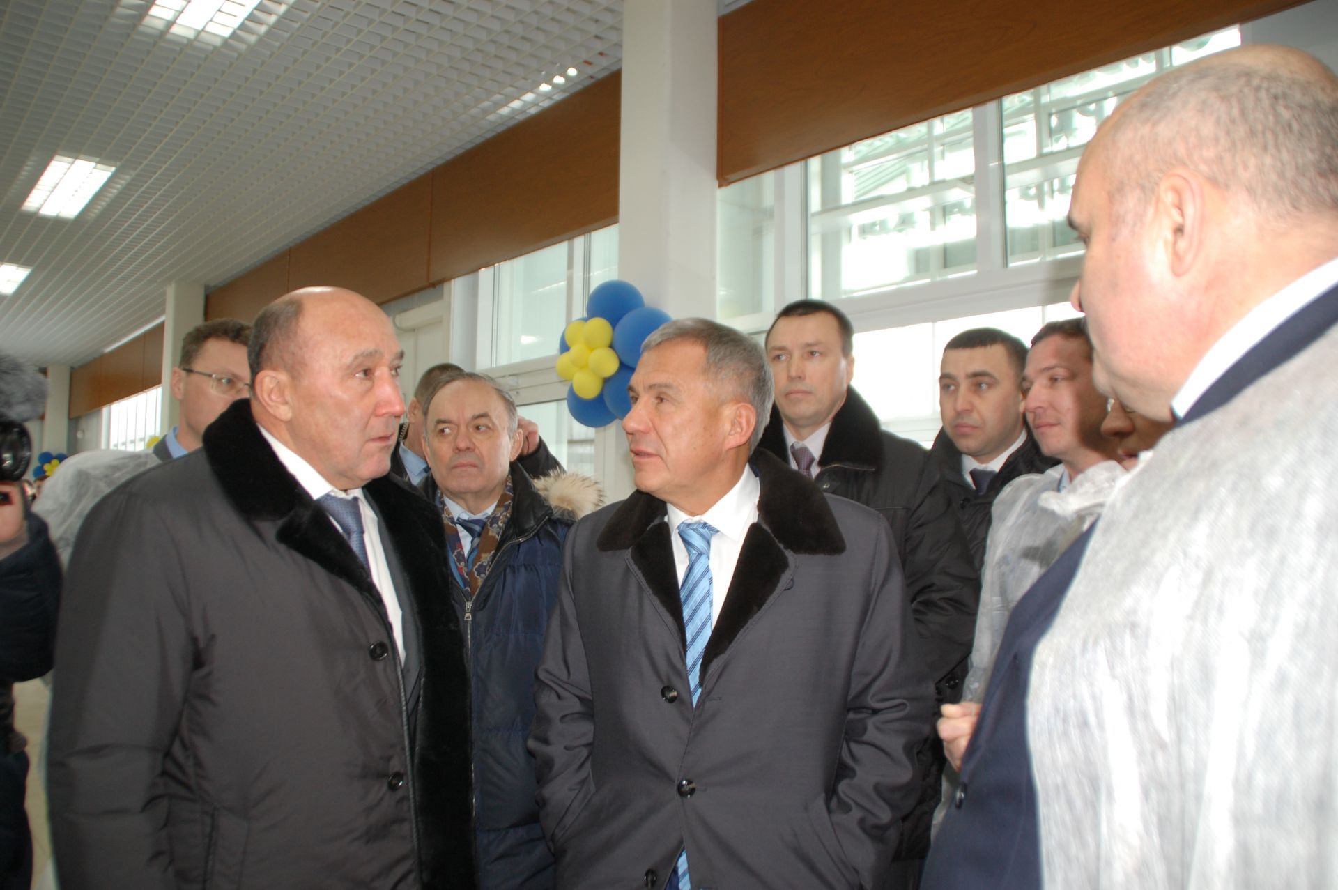 Президент Татарстана Рустам Минниханов посетил заинский агропромпарк