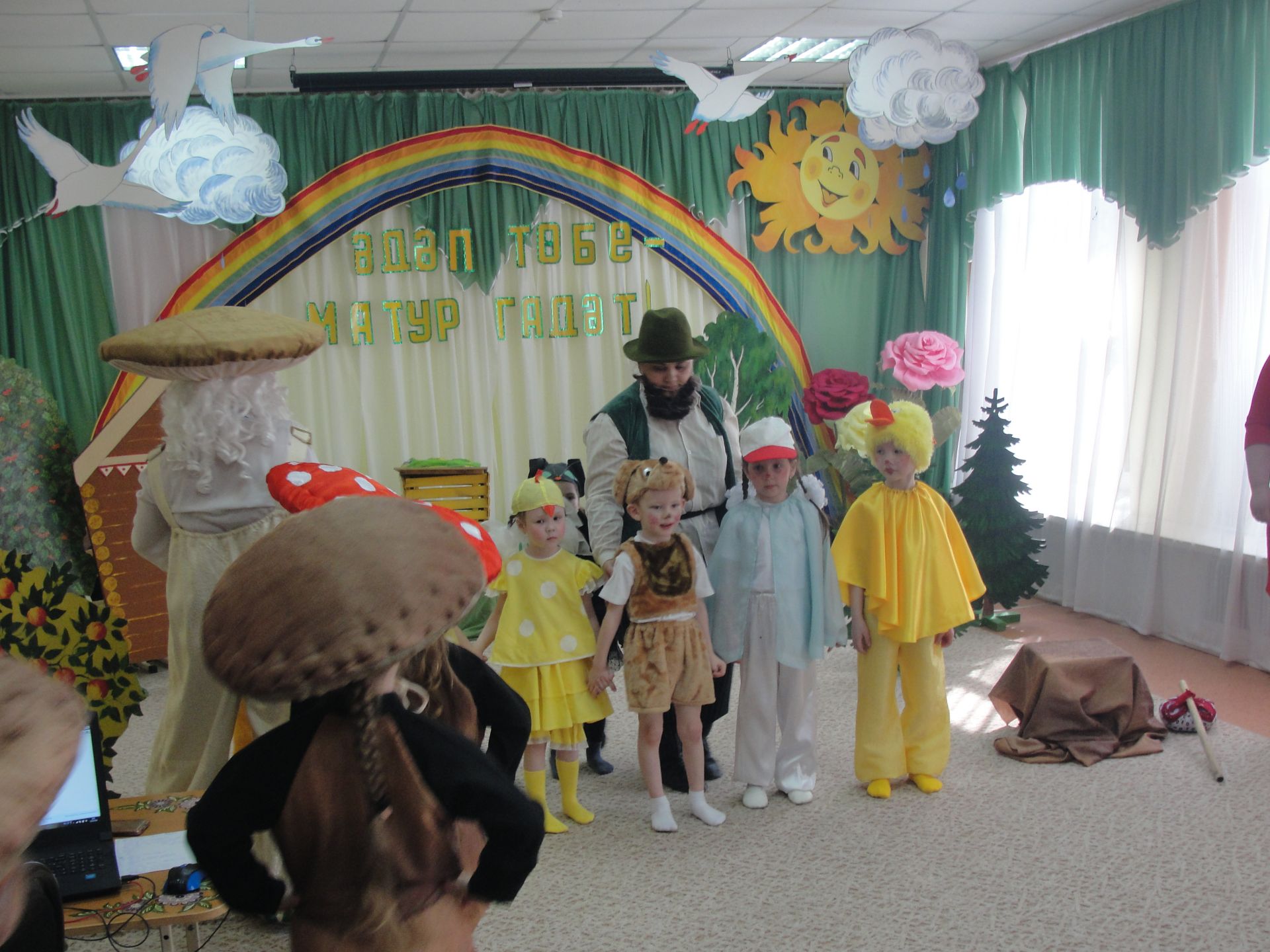 В заинском детсаду поставили спектакль по сказке известного татарского писателя