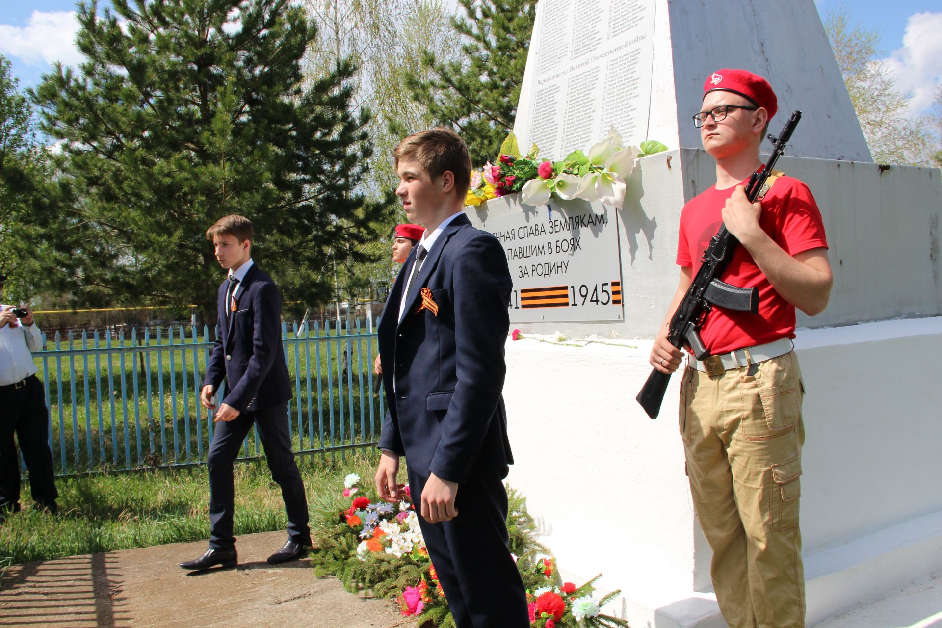 В Заинском районе установили мемориальную доску в память героя Великой Отечественной войны&nbsp;