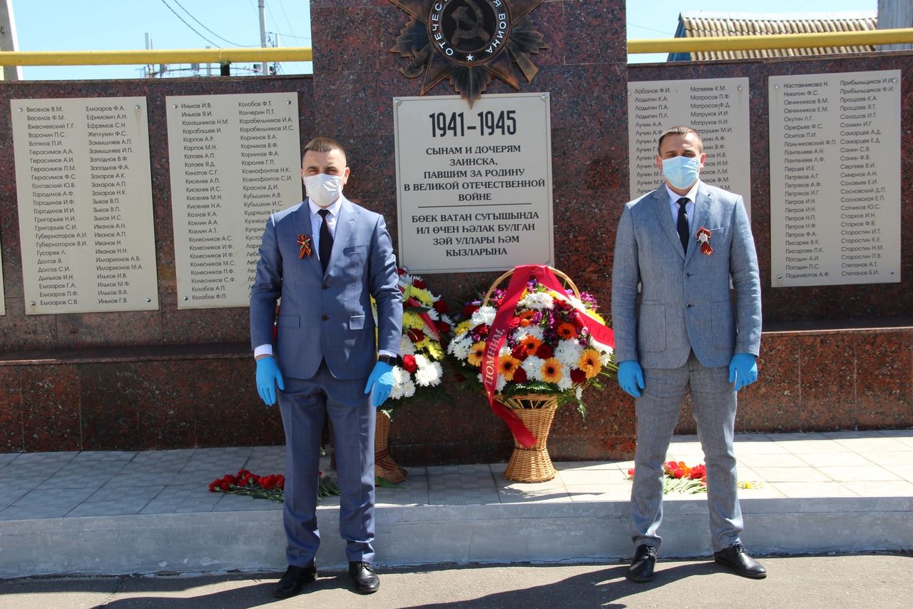 В Заинске-2 память погибших в Великой Отечественной войне почтили минутой молчания