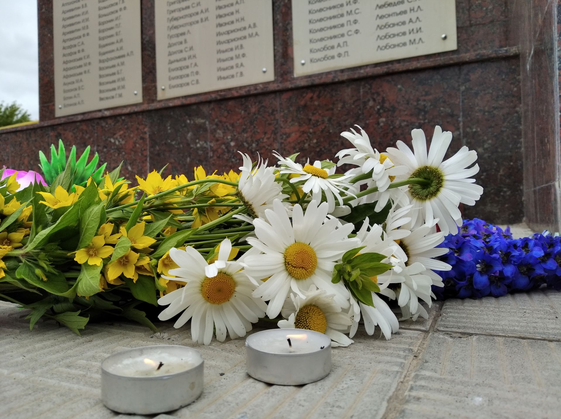 В Заинске возложили цветы в День памяти и скорби