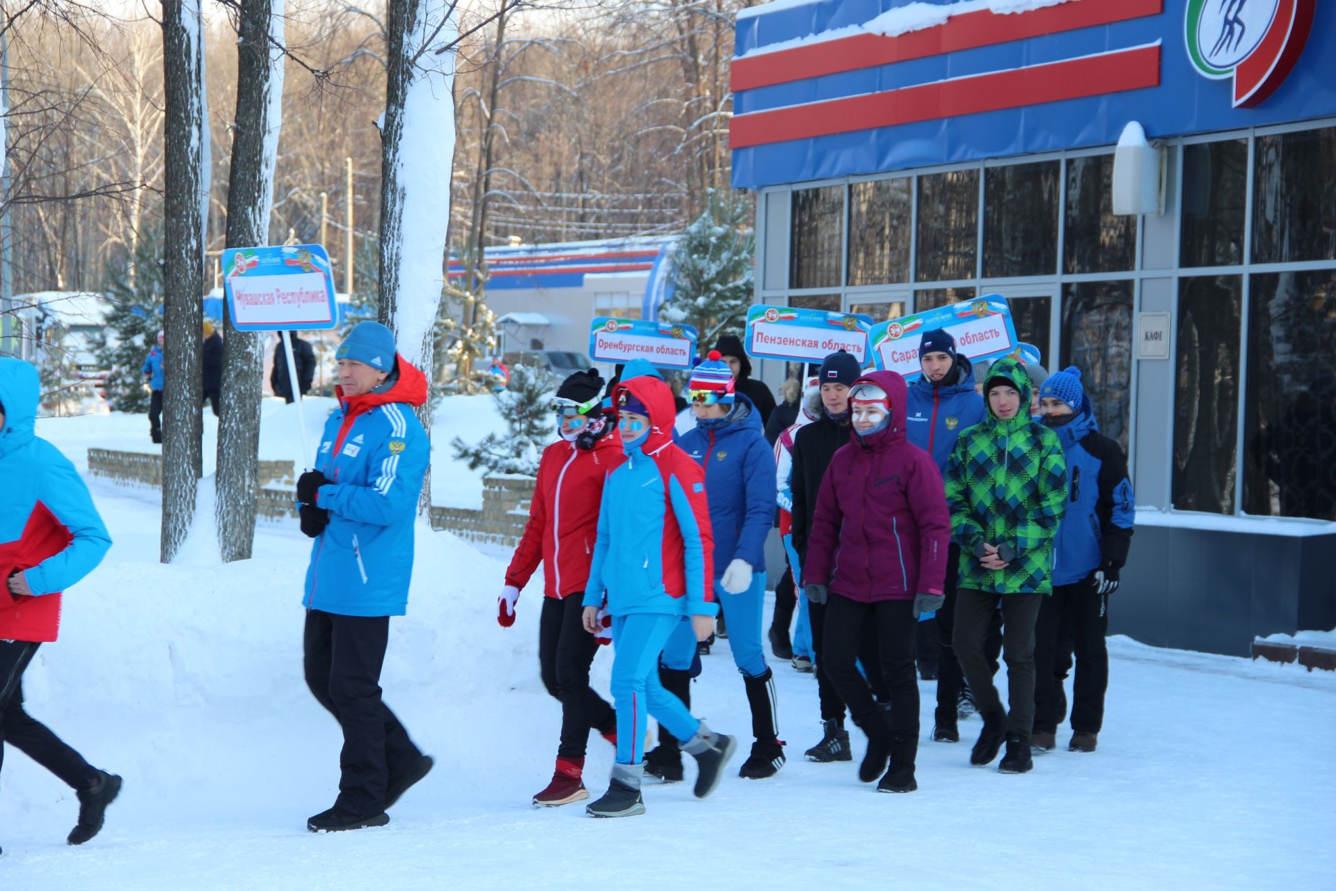 В Заинске проходит первенство ПФО по лыжным гонкам среди юношей и девушек