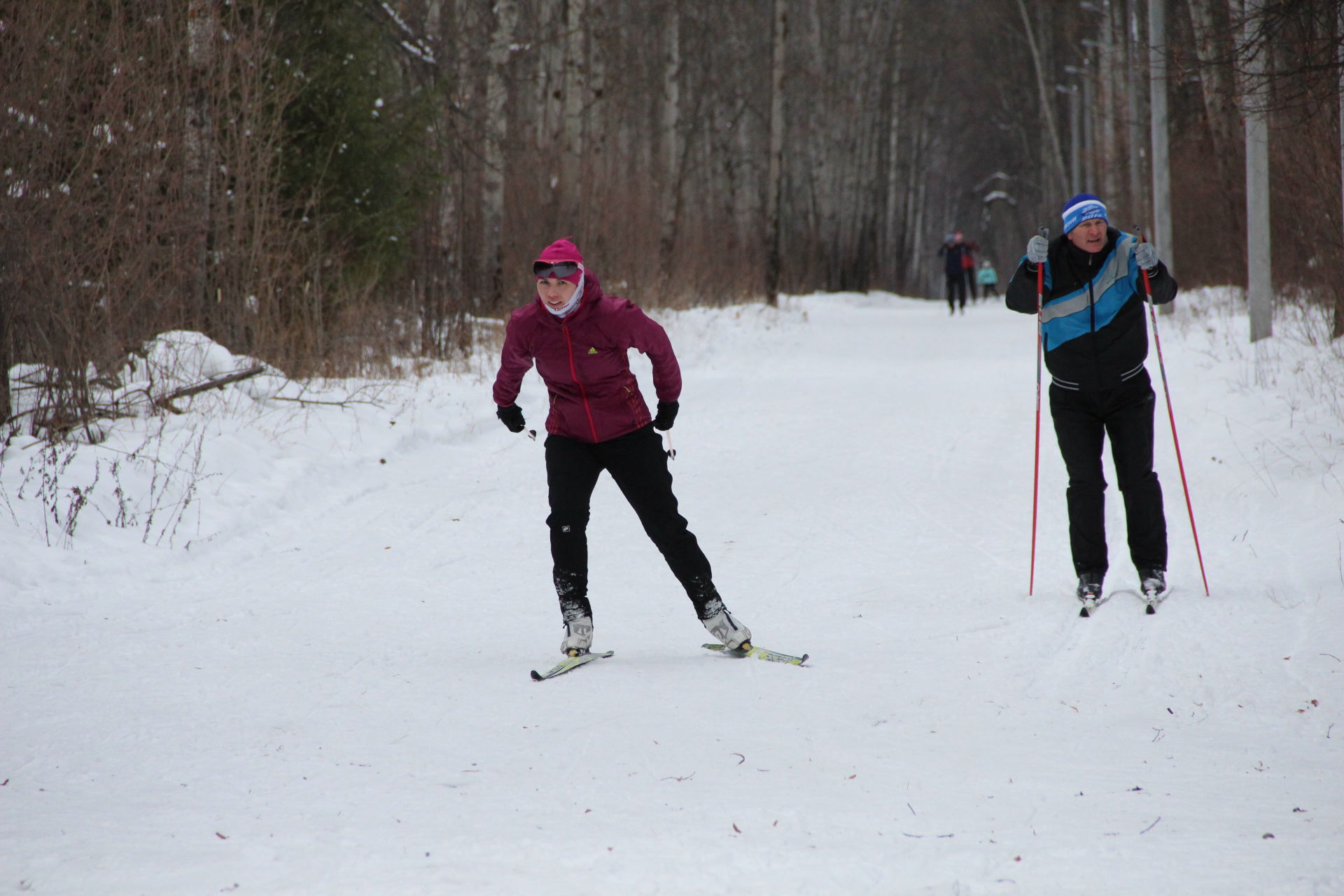 Песнями, играми, блинами и дружным стартом заинцы открыли лыжный сезон
