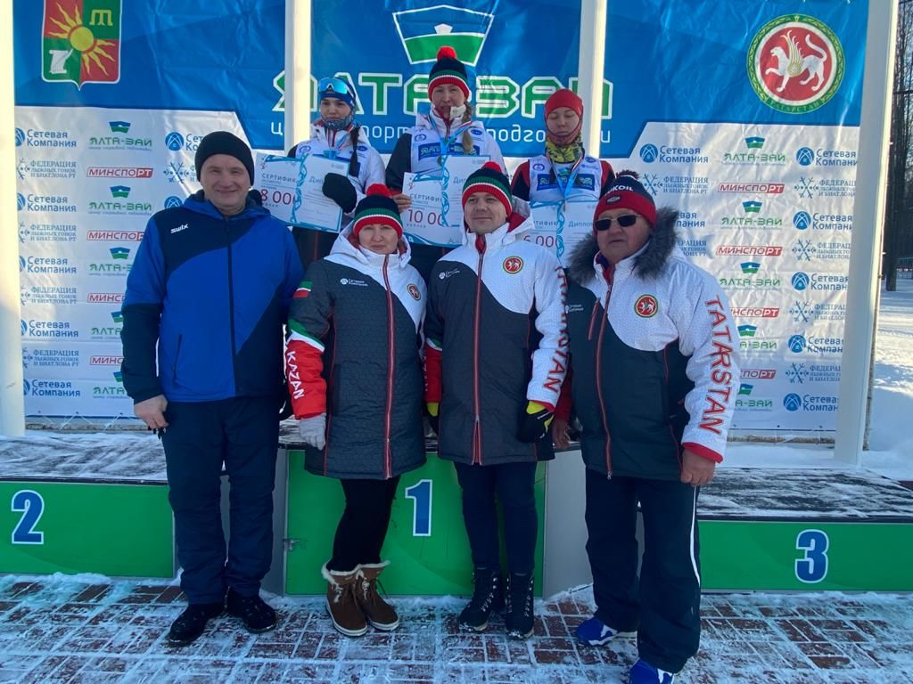 Команда Заинска заняла 2 место в Чемпионате РТ по лыжным гонкам