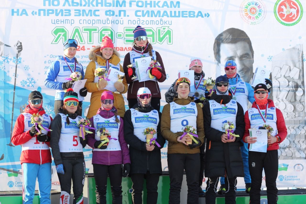 Команда республики Татарстан заняла 3 место на Всероссийских соревнованиях по лыжным гонкам
