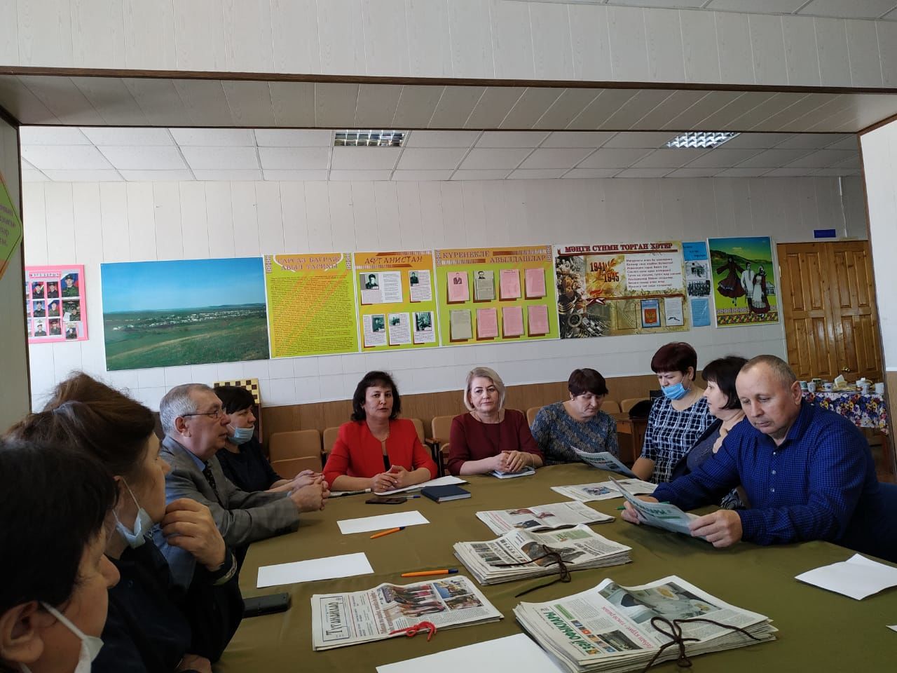 Коллектив редакции “Зәй офыклары” встретился с читателями из Сарсаз-Багряжского сельского поселения