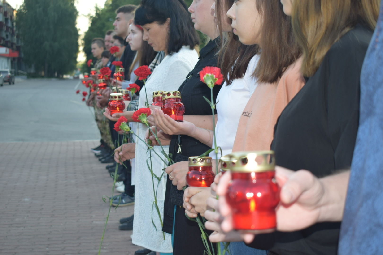 Заинцы зажгли  Свечу памяти 22 июня в 4 утра