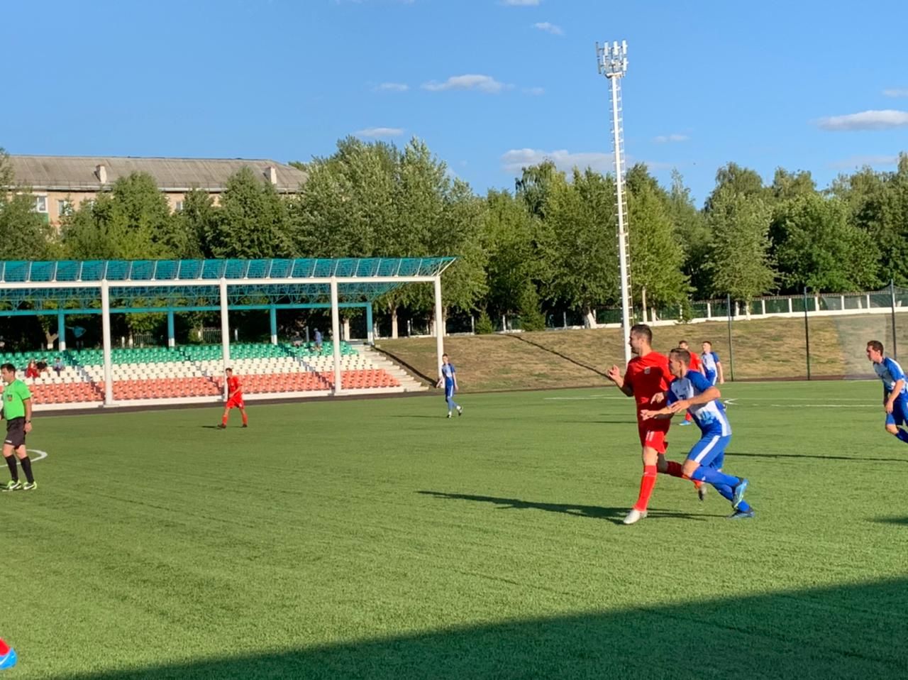 В Заинске прошла календарная игра Первенства Татарстана по футболу