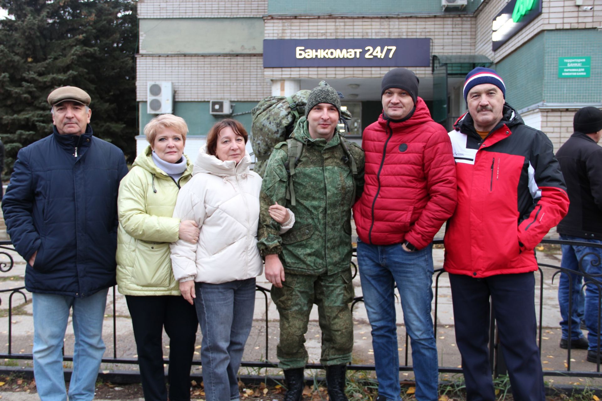 В Заинске провожают мобилизованных второй день подряд