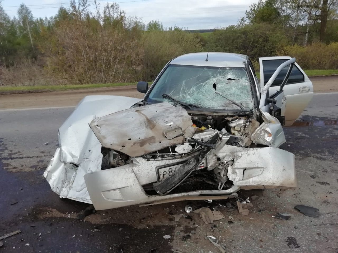 Автоледи Заинска пострадала в дорожной аварии