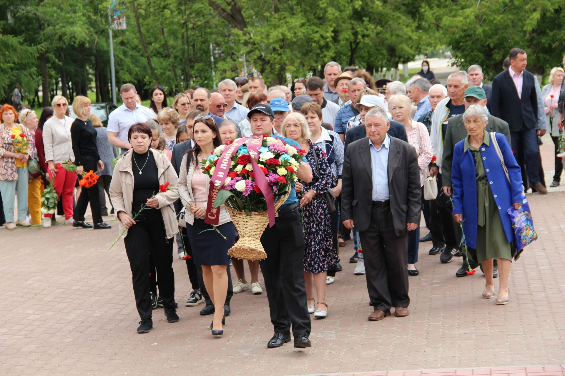В Заинске состоялся митинг, посвященный Дню памяти и скорби