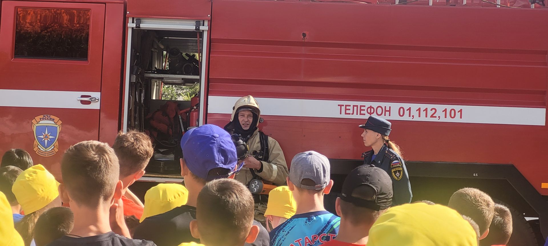 В заинских оздоровительных лагерях детям напомнили о пожарной безопасности