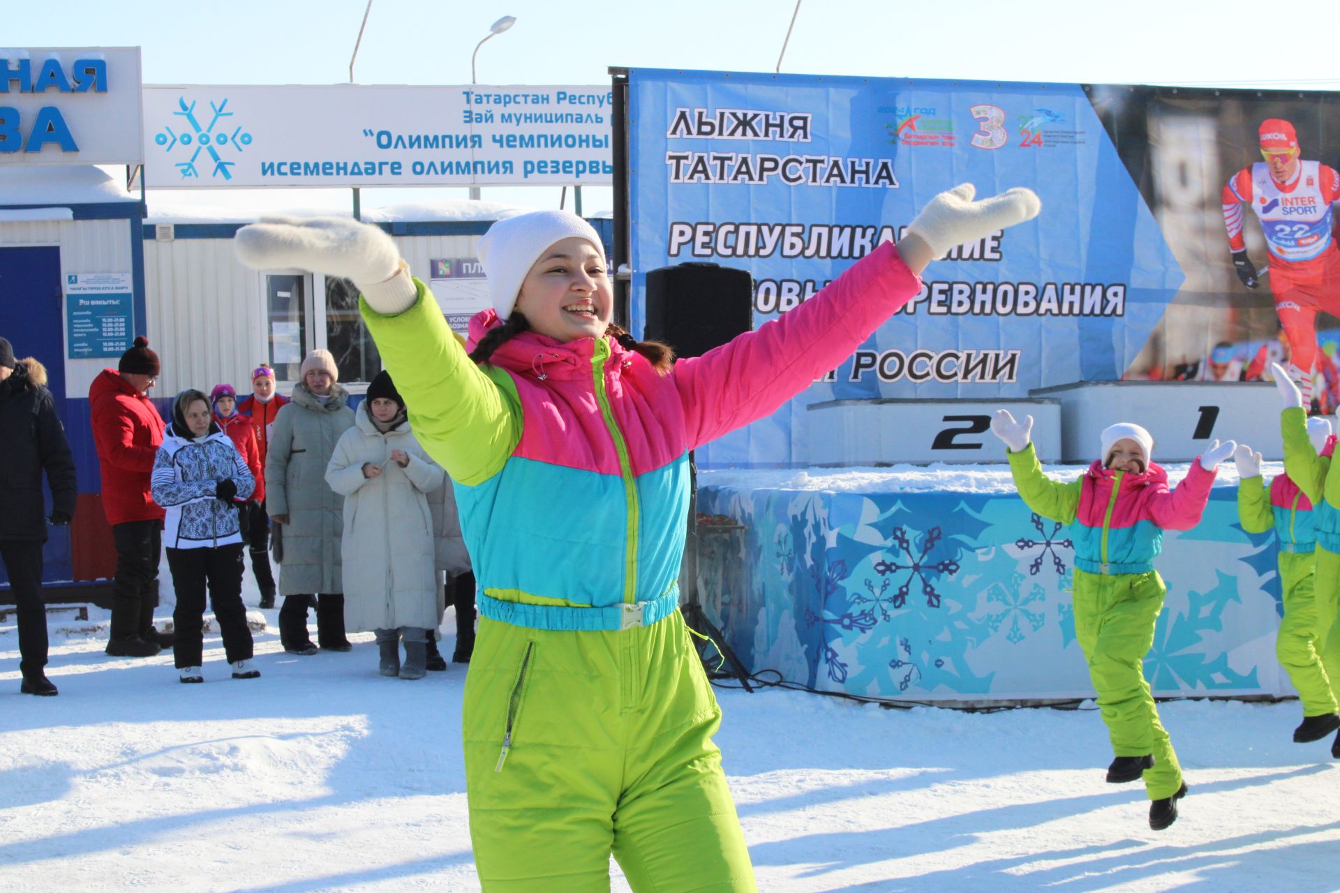 Заинцы присоединились к республиканским массовым соревнованиям «Лыжня Татарстана»