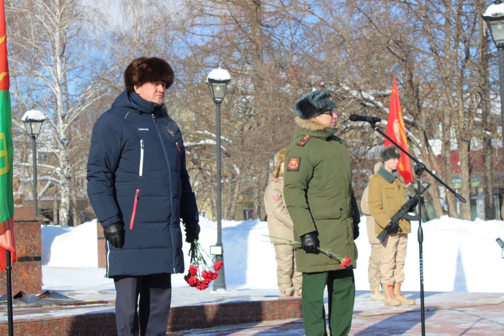 «Кайнар нокталар» да хәрби хезмәт үтүчеләргә хөрмәт белдерелде