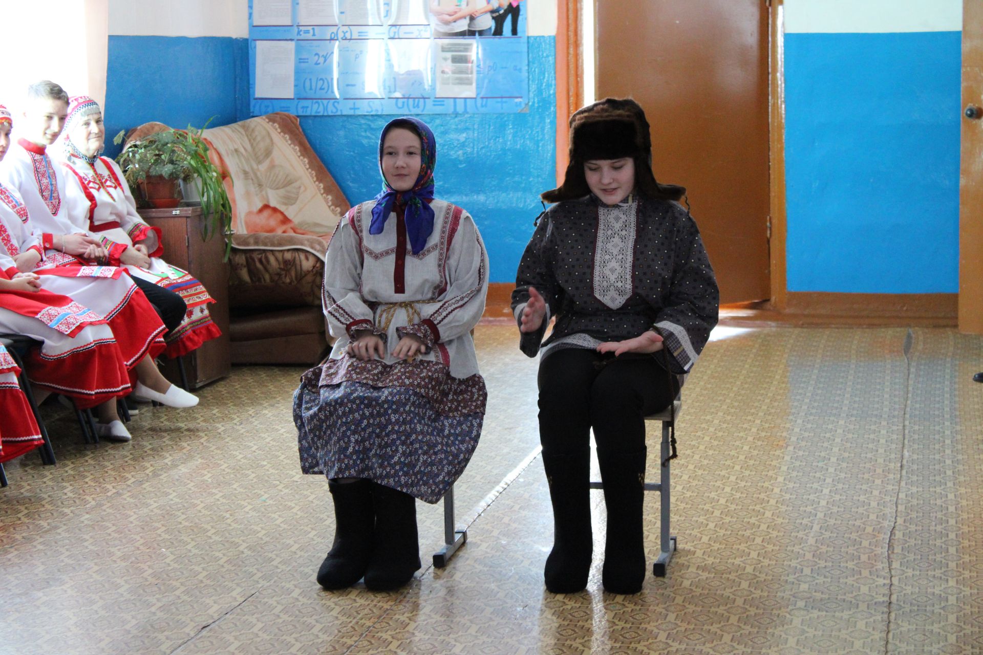 В школу села Гулькино Заинского района приехали журналисты чувашской газеты