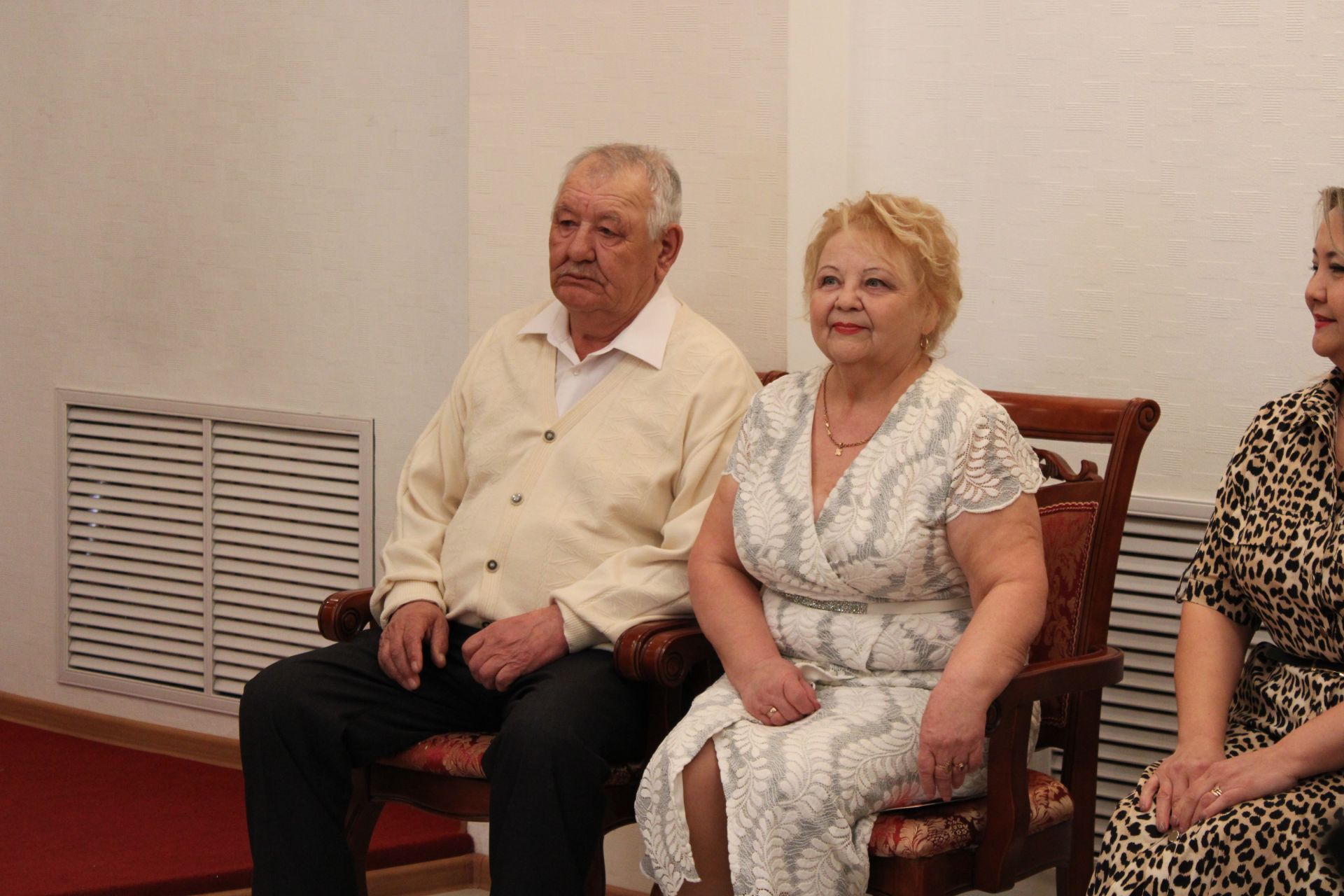 В Заинске сразу три юбилея супружеской жизни отметили в одной семье