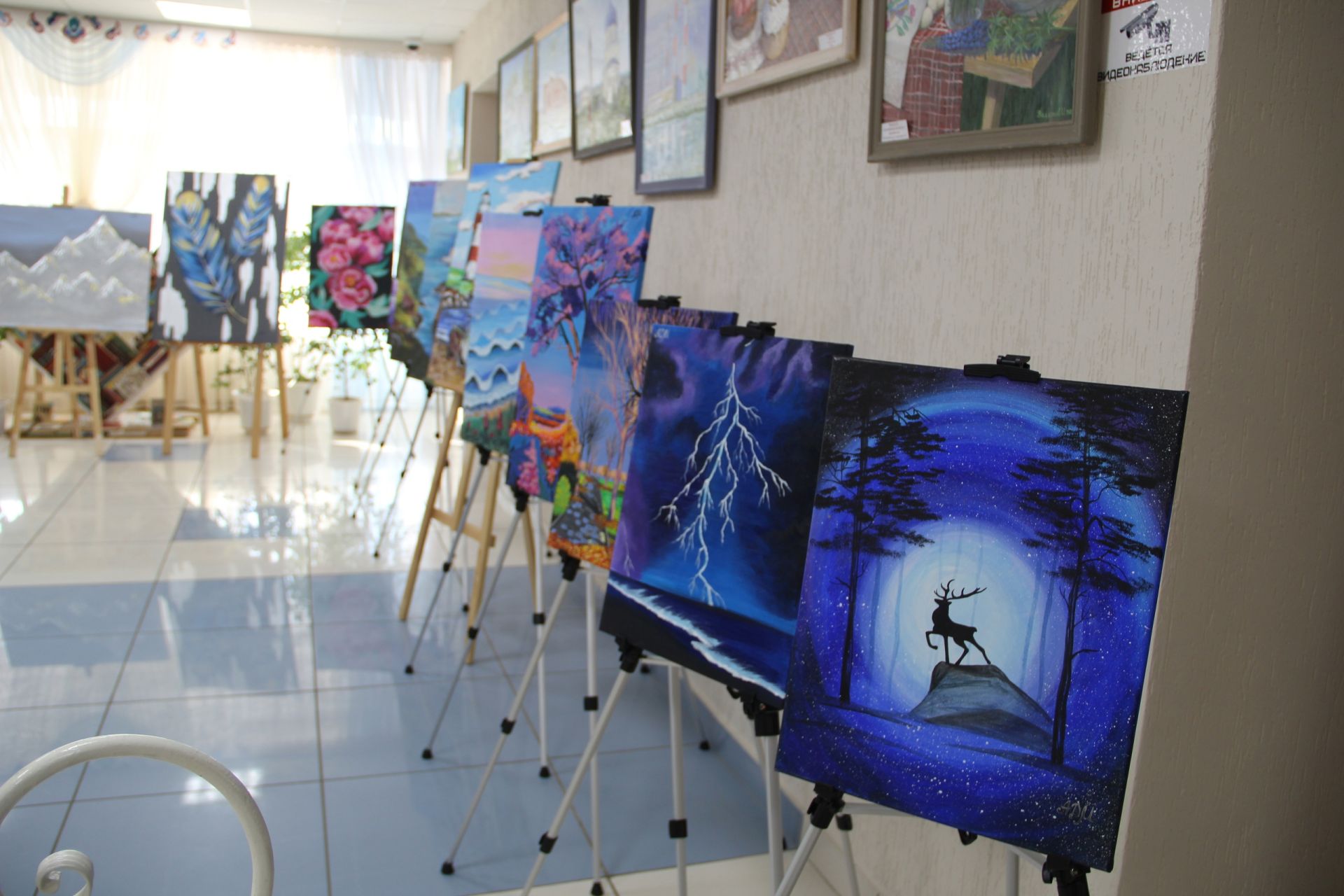 Молодая заинская художница представила позитивную живопись