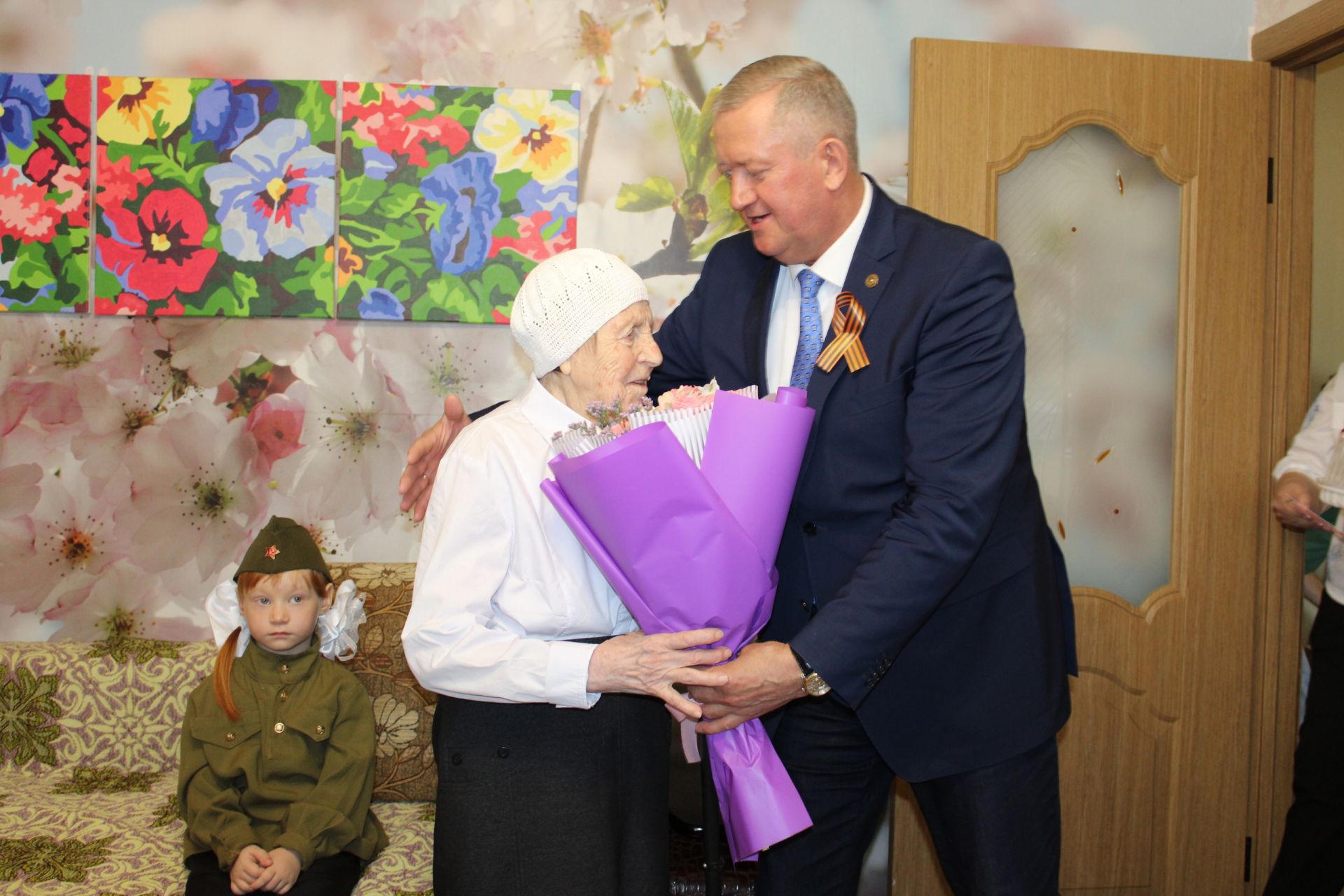 В Заинске поздравили ветеранов Великой Отечественной войны