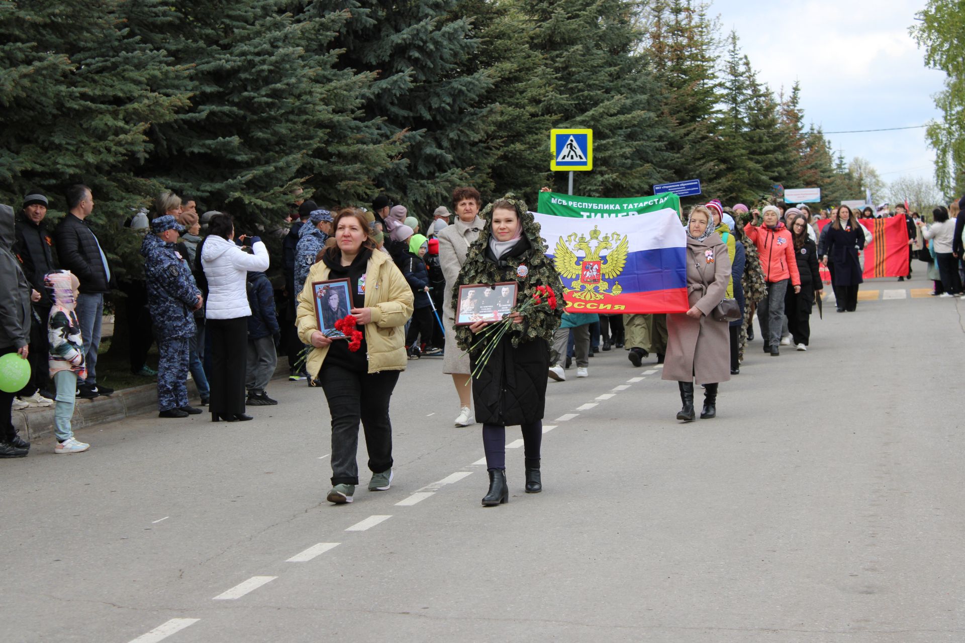 Полный фоторепортаж с празднования Дня Победы в Заинске