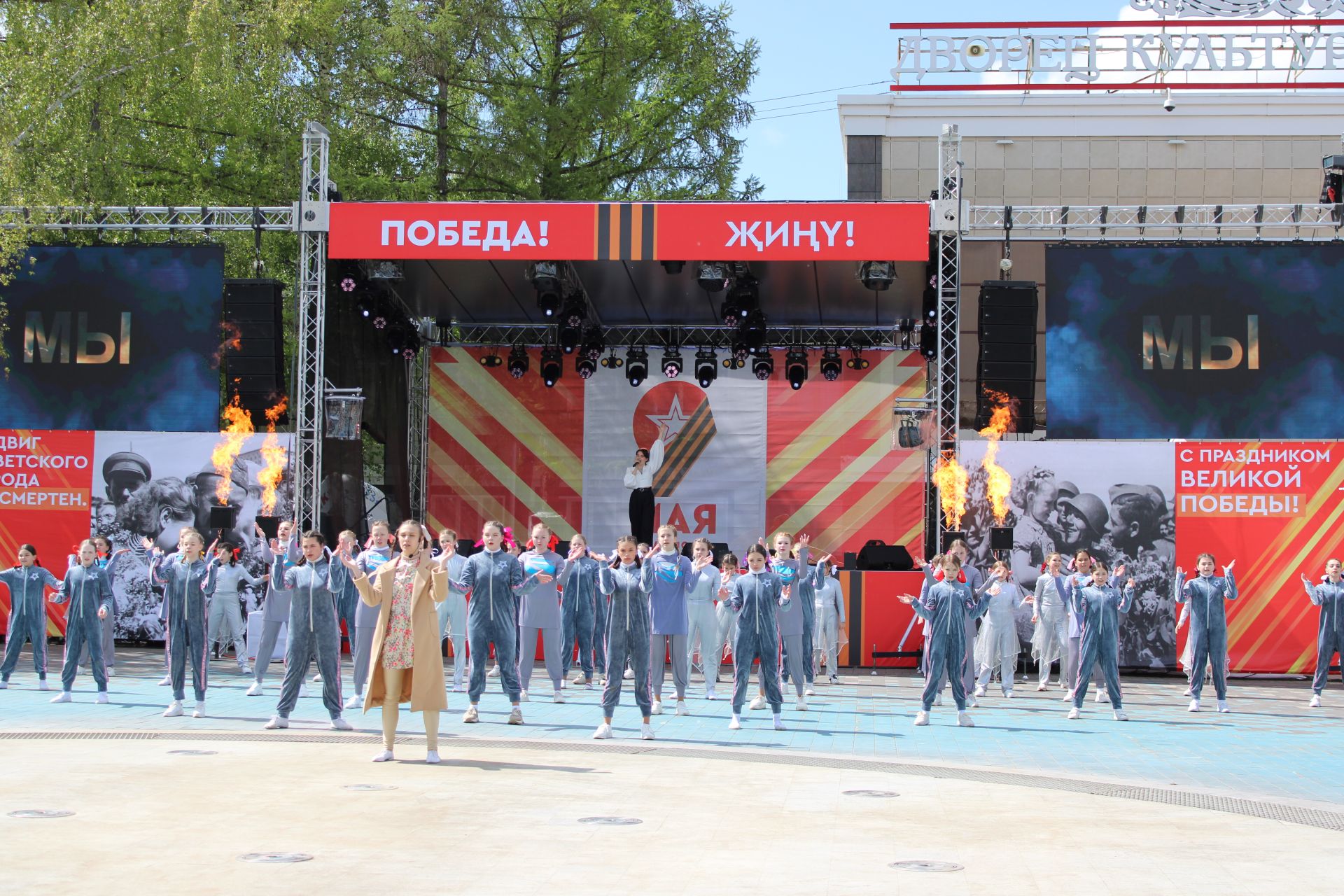 Полный фоторепортаж с празднования Дня Победы в Заинске