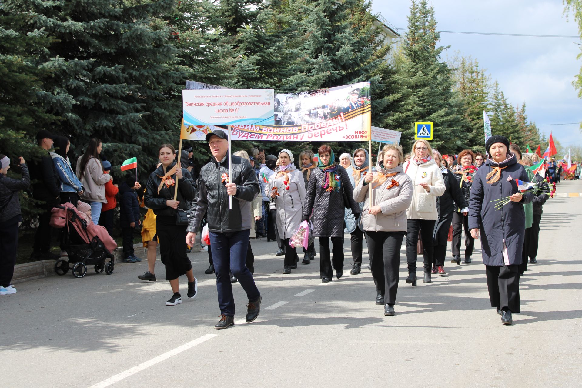 Полный фоторепортаж с празднования Дня Победы в Заинске