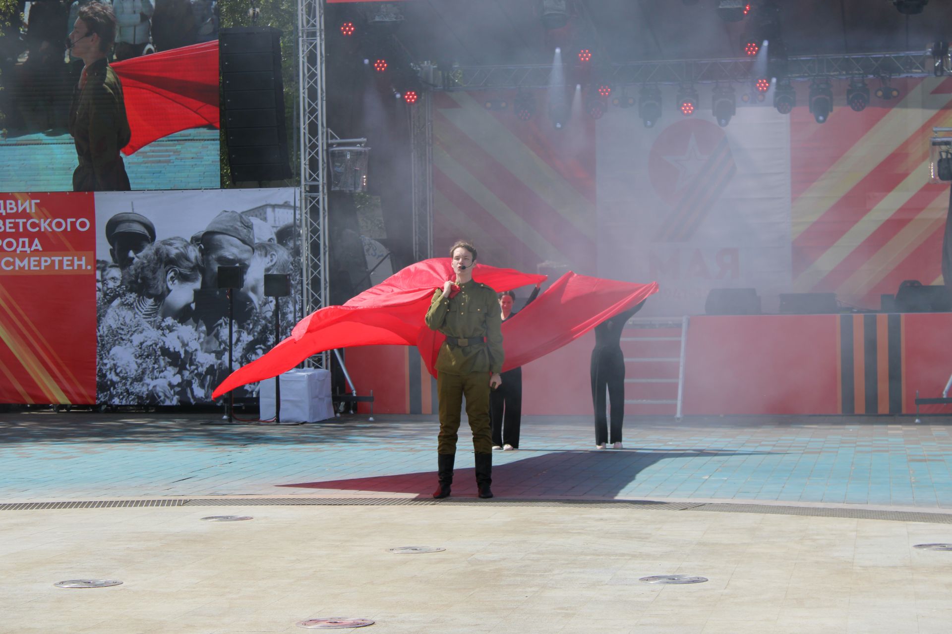 Полный фоторепортаж с празднования Дня Победы в Заинске