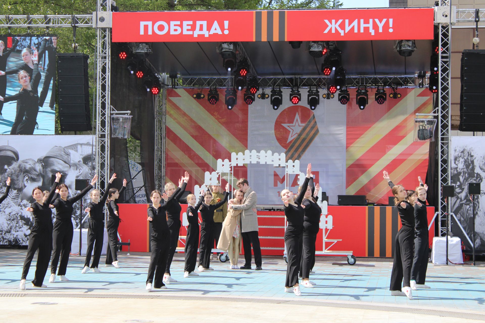 Полный фоторепортаж с празднования Дня Победы в Заинске