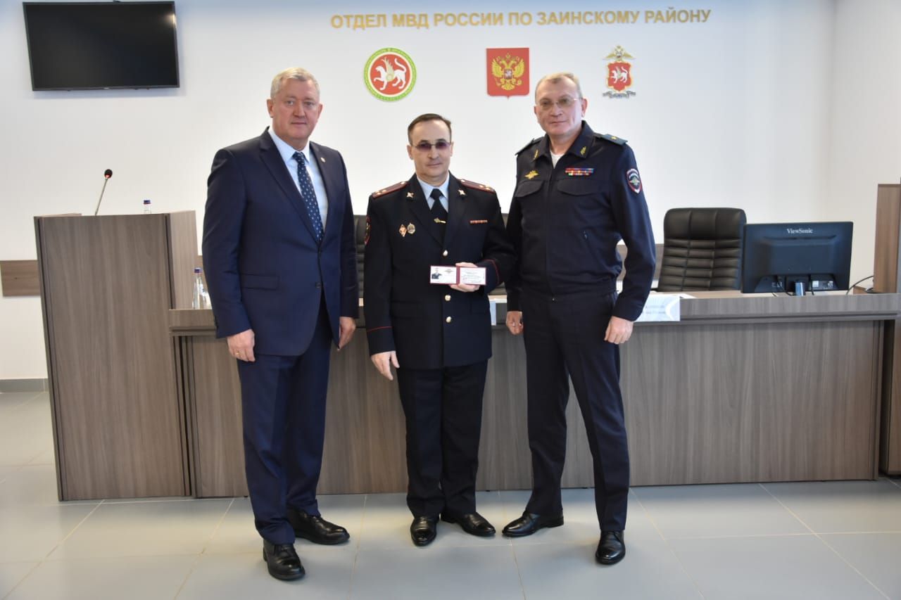 В Заинском районе назначен новый начальник отдела МВД