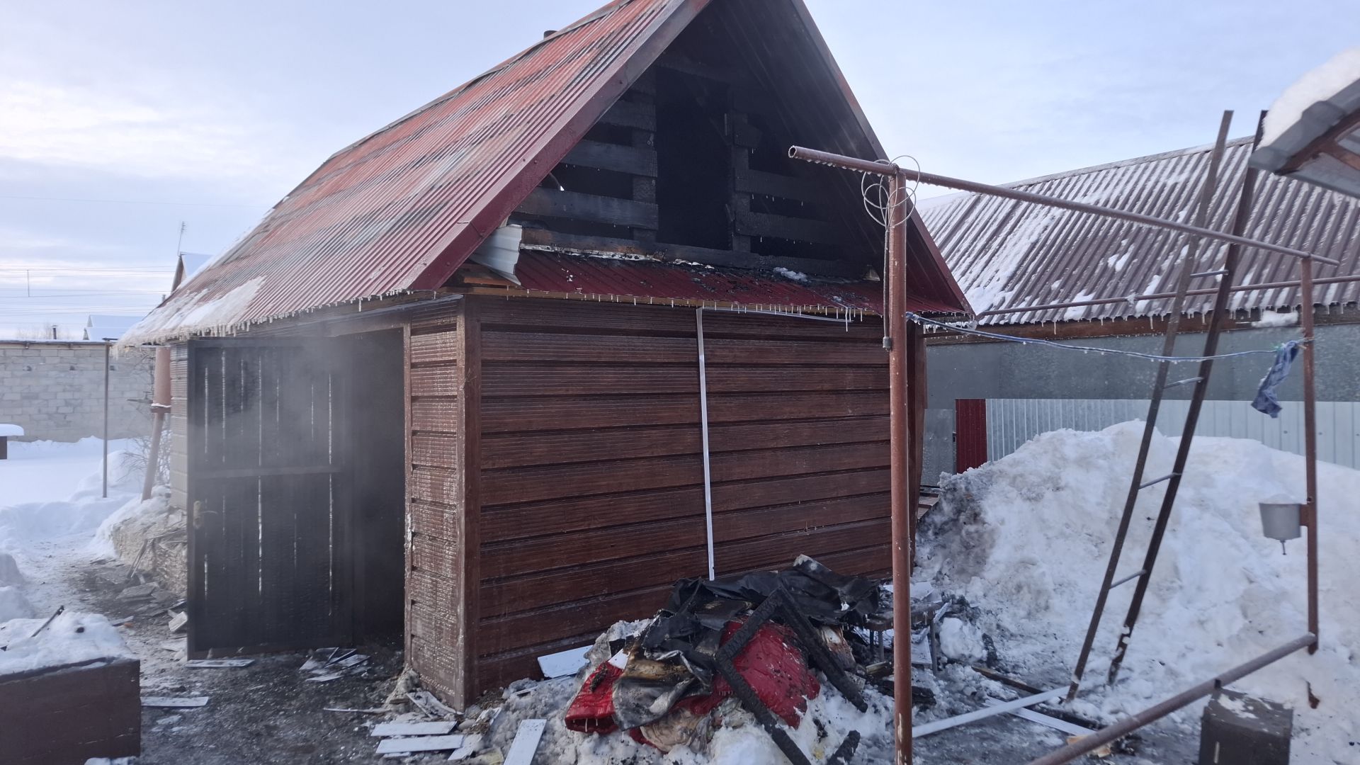 Статистика пожаров в Заинске на новогодних каникулах