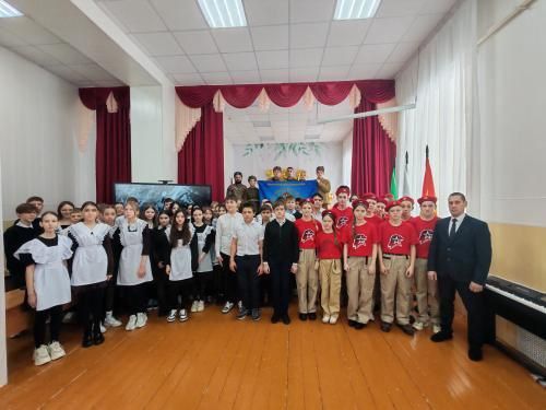 В заинской школе №1 прошла республиканская патриотическая акция «Марш Памяти»