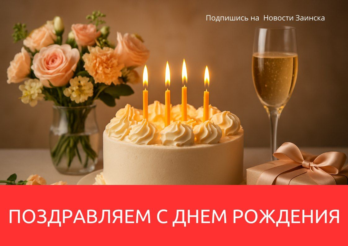 Заинцев поздравляют с юбилеями и днями рождения со 2 по 8 февраля