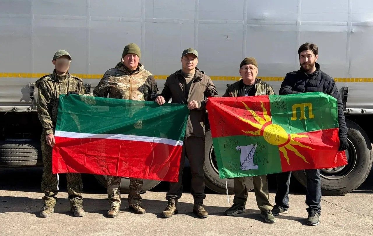«За Родину, за Победу!»:     67-й гуманитарный конвой из Заинска стал подарком участникам СВО к Дню Победы