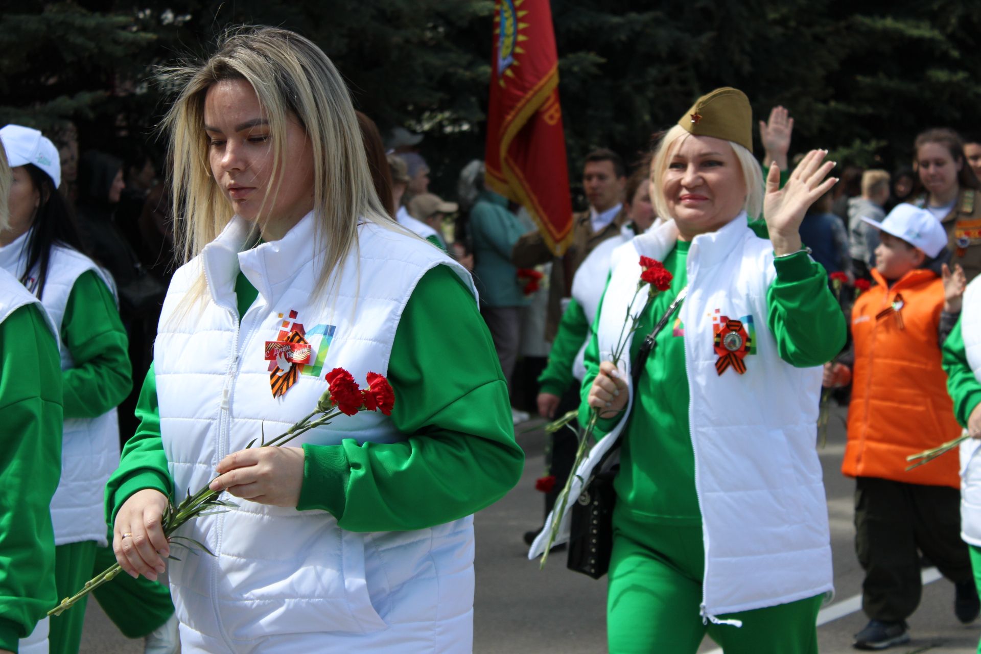 Празднование Дня победы: полный фоторепортаж