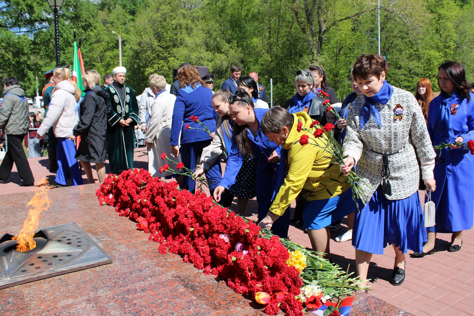 Празднование Дня победы: полный фоторепортаж