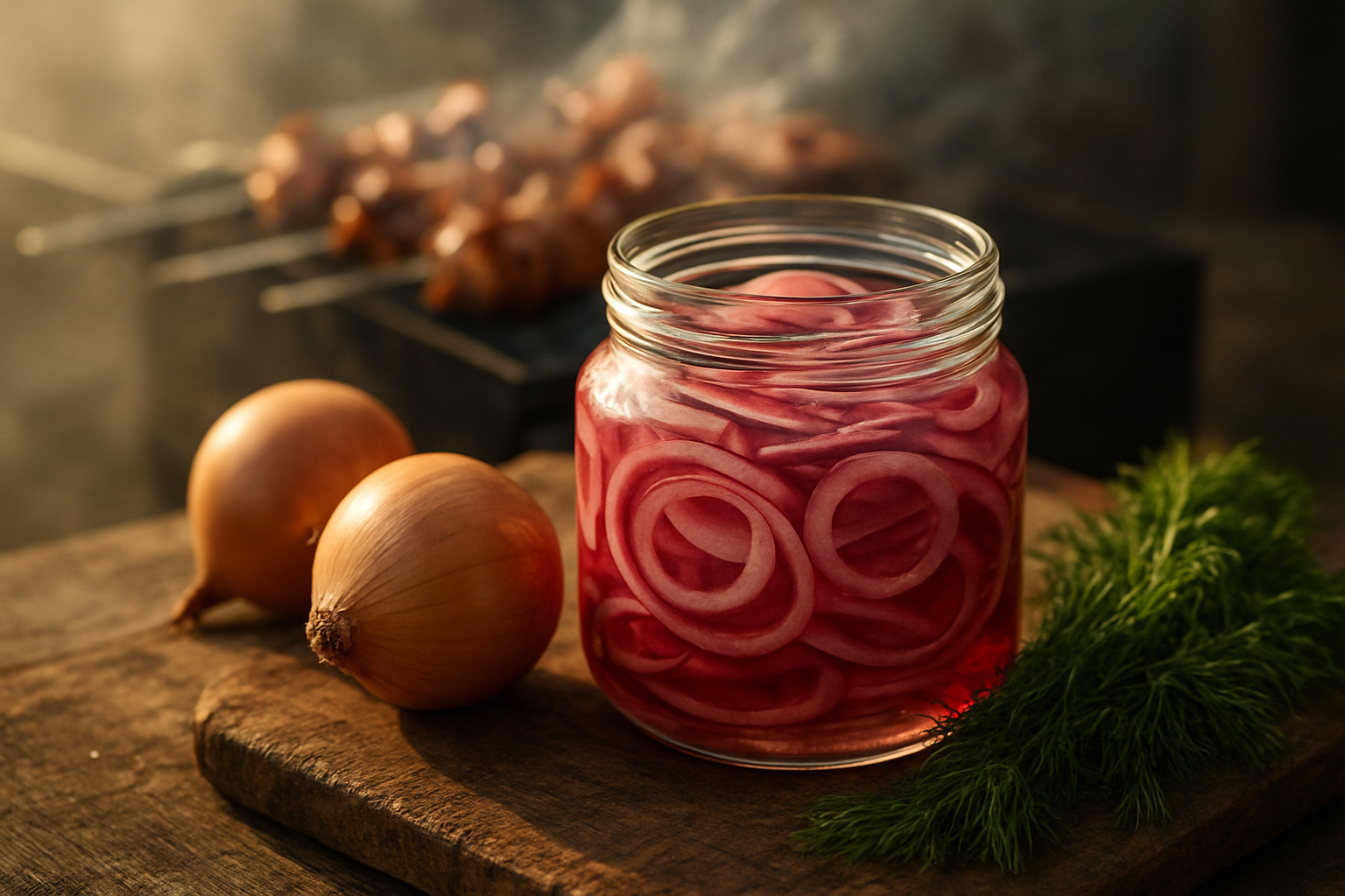 Идеальный маринованный лук к шашлыку: хрустящий рецепт для пикника