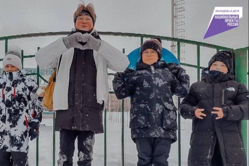 В Заинске прошла зимняя смена «Лагерь моего двора»