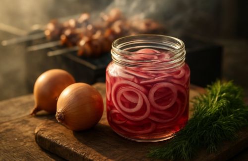 Идеальный маринованный лук к шашлыку: хрустящий рецепт для пикника