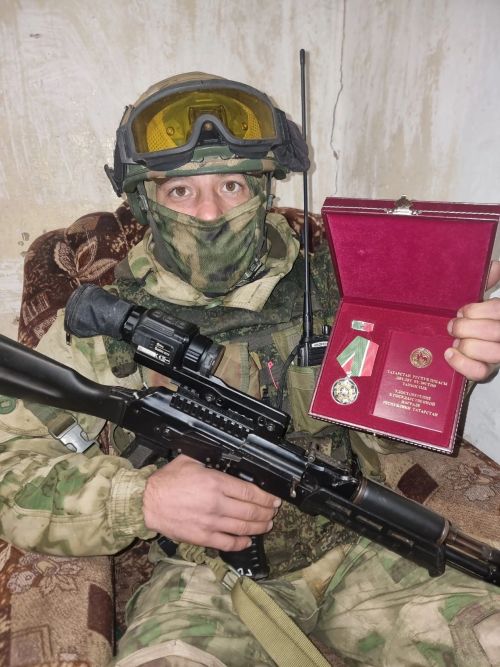 Заинец, участвующий в СВО, получил высшую награду Республики Татарстан