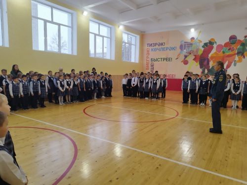 Ученики Заинской татарской гимназии повторили правила пожарной безопасности