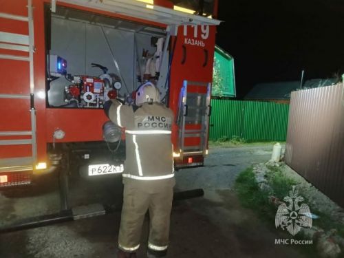 В Бугульме во время пожара погиб мужчина