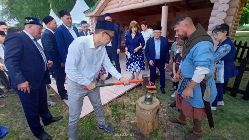 На юбилейный Сабантуй в Заинский район приехали почетные гости