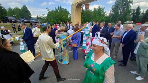 На юбилейный Сабантуй в Заинский район приехали почетные гости