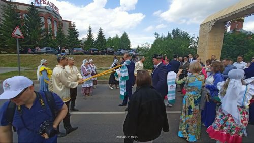 На юбилейный Сабантуй в Заинский район приехали почетные гости