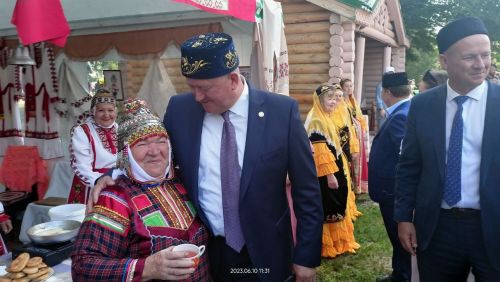 На юбилейный Сабантуй в Заинский район приехали почетные гости