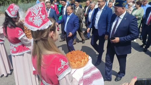 На юбилейный Сабантуй в Заинский район приехали почетные гости