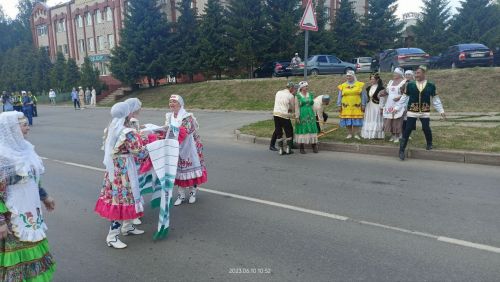 На юбилейный Сабантуй в Заинский район приехали почетные гости