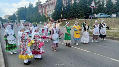 На юбилейный Сабантуй в Заинский район приехали почетные гости
